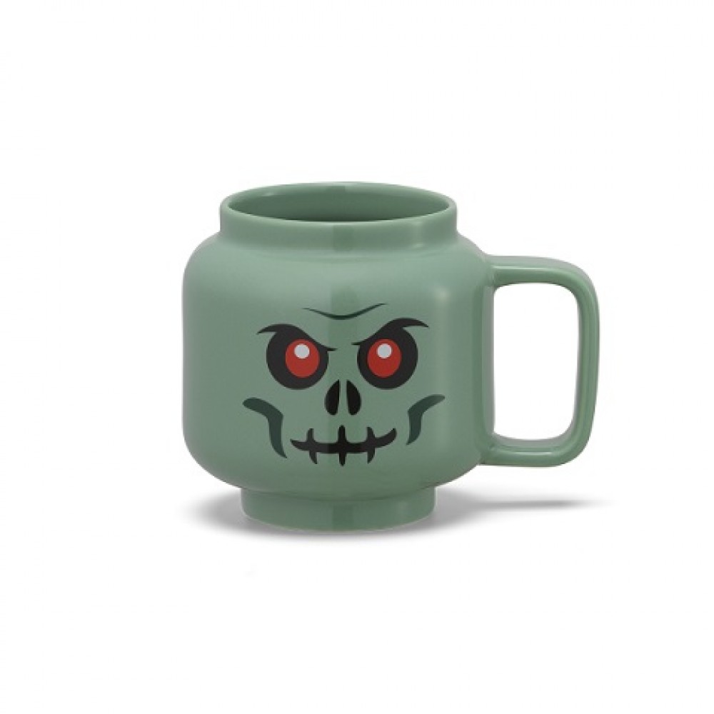 LEGO® ΚΕΡΑΜΙΚΗ ΚΟΥΠΑ ΚΕΦΑΛΙ ΜΙΚΡΗ GREEN SKELETON - 40460808