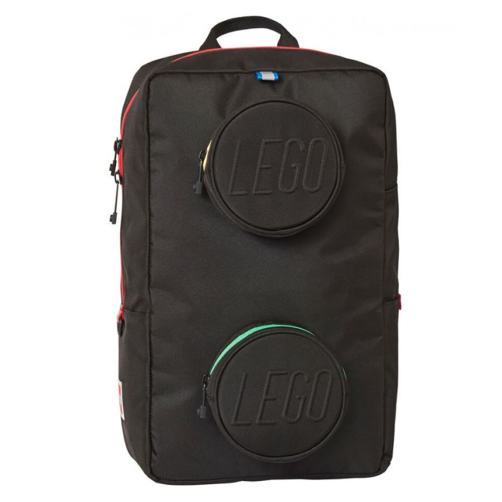 LEGO® BRICK 1X2 ΣΑΚΙΔΙΟ ΠΛΑΤΗΣ ΜΑΥΡΟ/MULTICOLORED - 20204-0354