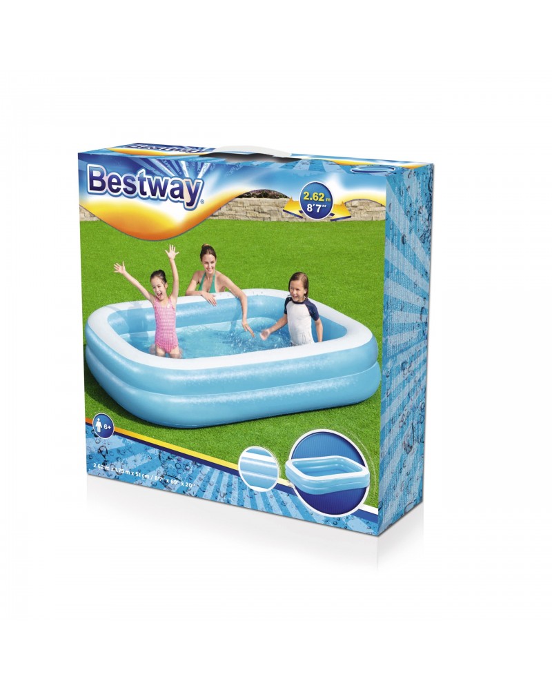 BESTWAY ΟΡΘΟΓΩΝΙΑ ΟΙΚΟΓΕΝΕΙΑΚΗ ΠΙΣΙΝΑ (54006)