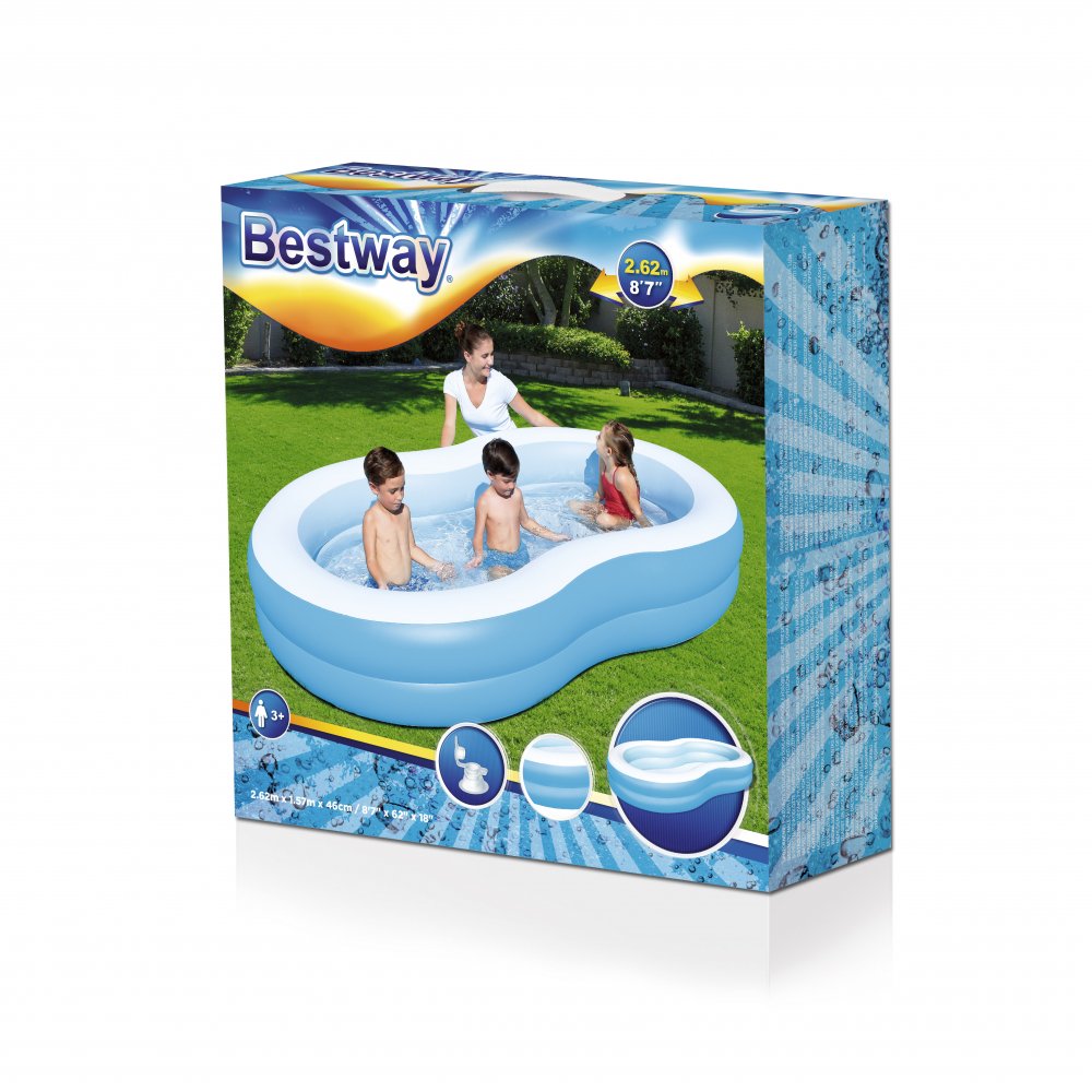 BESTWAY ΟΙΚΟΓΕΝΕΙΑΚΗ ΠΙΣΙΝΑ BIG LAGOON (54117)