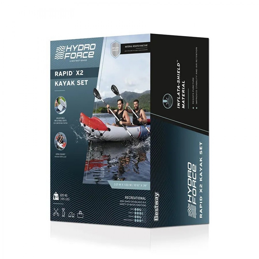 BESTWAY HYDROFORCE RAPID X2 KAYAK SET (65077)