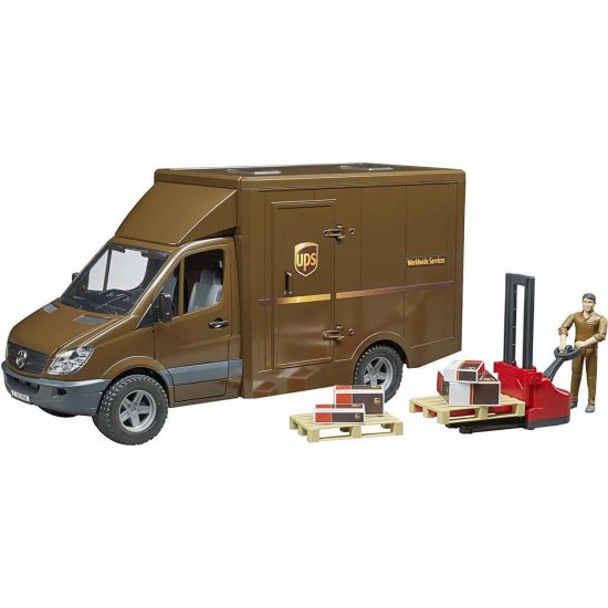 BRUDER ΦΟΡΤΗΦΑΚΙ MERCEDES BENZ SPRINTER UPS ΜΕ ΟΔΗΓΟ ΚΑΙ ΑΝΥΨΩΤΙΚΟ (02538) BRUDER ΦΟΡΤΗΦΑΚΙ MERCEDES BENZ SPRINTER UPS ΜΕ ΟΔΗΓΟ ΚΑΙ ΑΝΥΨΩΤΙΚΟ (02538)