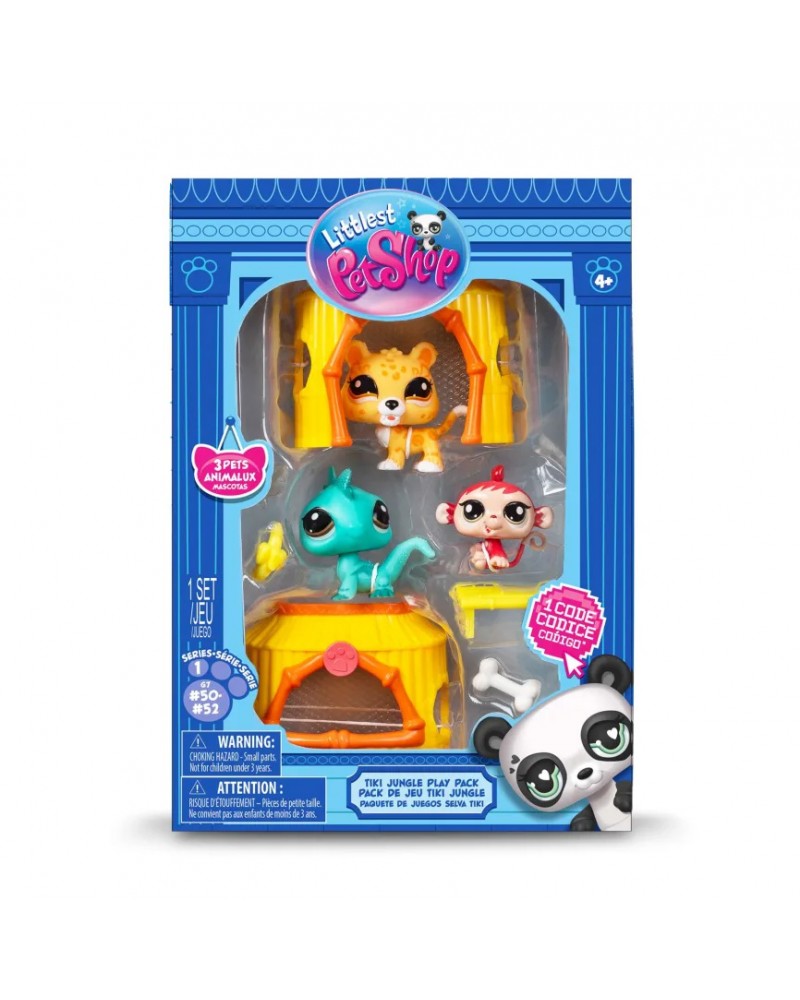  LITTLEST PETSHOP ΦΙΓΟΥΡΕΣ 3 τμχ. ΜΕ ΑΞΕΣΟΥΑΡ  ΖΟΥΓΚΛΑ (BF000515)