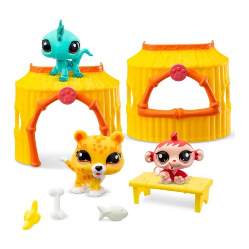  LITTLEST PETSHOP ΦΙΓΟΥΡΕΣ 3 τμχ. ΜΕ ΑΞΕΣΟΥΑΡ  ΖΟΥΓΚΛΑ (BF000515)