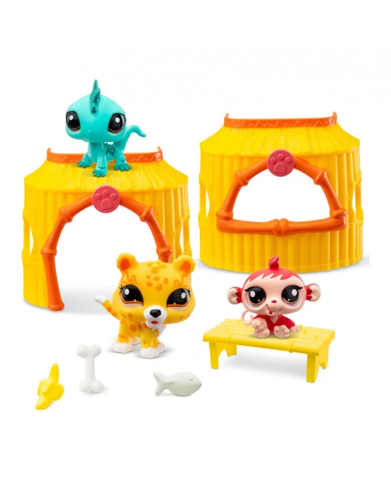  LITTLEST PETSHOP ΦΙΓΟΥΡΕΣ 3 τμχ. ΜΕ ΑΞΕΣΟΥΑΡ  ΖΟΥΓΚΛΑ (BF000515)