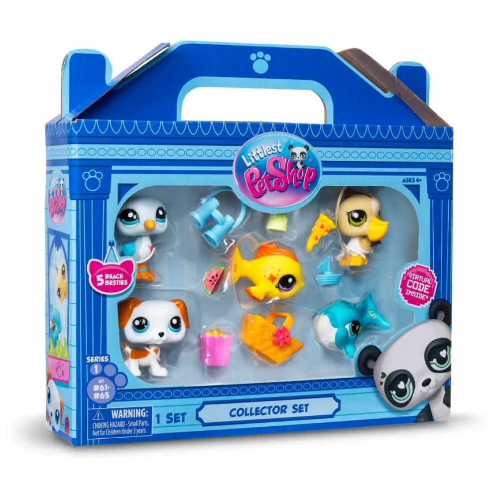  LITTLEST PETSHOP ΦΙΓΟΥΡΕΣ 5 τμχ. ΚΑΙ ΑΞΕΣΟΥΑΡ  ΠΑΡΑΛΙΑ (BF000517)