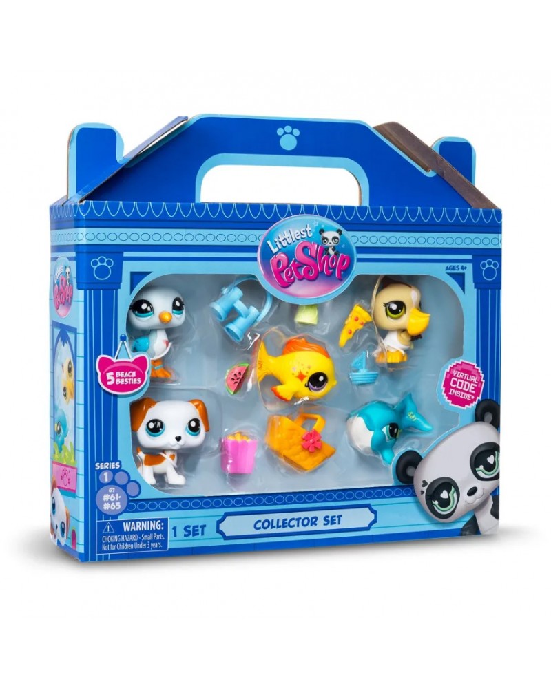  LITTLEST PETSHOP ΦΙΓΟΥΡΕΣ 5 τμχ. ΚΑΙ ΑΞΕΣΟΥΑΡ  ΠΑΡΑΛΙΑ (BF000517)