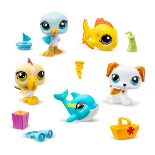  LITTLEST PETSHOP ΦΙΓΟΥΡΕΣ 5 τμχ. ΚΑΙ ΑΞΕΣΟΥΑΡ  ΠΑΡΑΛΙΑ (BF000517)