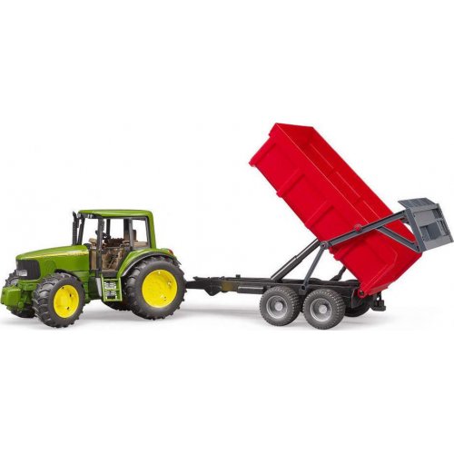 BRUDER ΤΡΑΚΤΕΡ JOHN DEERE 6920 ΜΕ ΚΑΡΟΤΣΑ (02057)