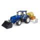 BRUDER ΤΡΑΚΤΕΡ NEW HOLLAND T5.120 ΜΕ ΦΟΡΤΩΤΗ, ΠΛΑΤΦΟΡΜΑ & ΑΧΥΡΟΜΠΑΛΑ (BR002187)