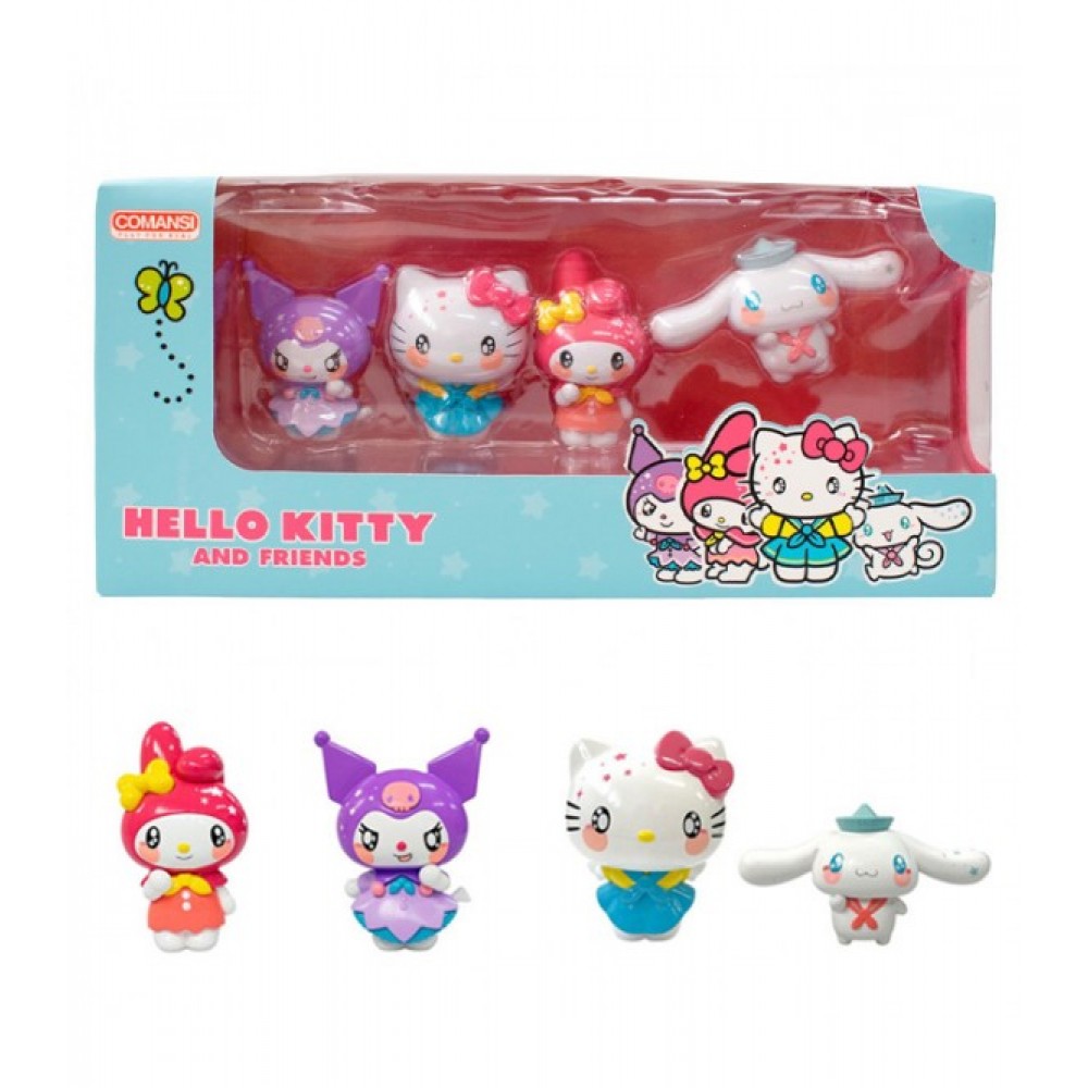 HELLO KITTY ΜΙΝΙΑΤΟΥΡΕΣ ΣΕΤ ΔΩΡΟΥ 4 ΤΕΜΑΧΙΩΝ (COM90421)