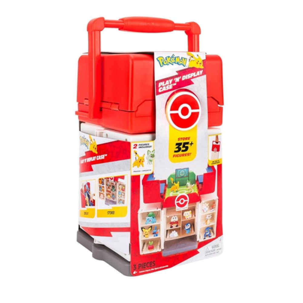 POKEMON ΤΣΑΝΤΑ PLAY N' DISPLAY ΜΕ 2 ΦΙΓΟΥΡΕΣ (JW004048)