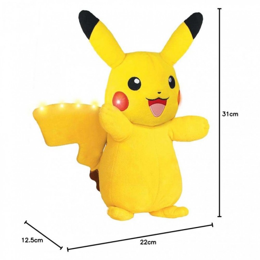 POKEMON  ΛΟΥΤΡΙΝΟ PIKACHU POWER ACTION 25ΕΚ ΜΕ ΗΧΟΥΣ & ΦΩΣ (JW004185)