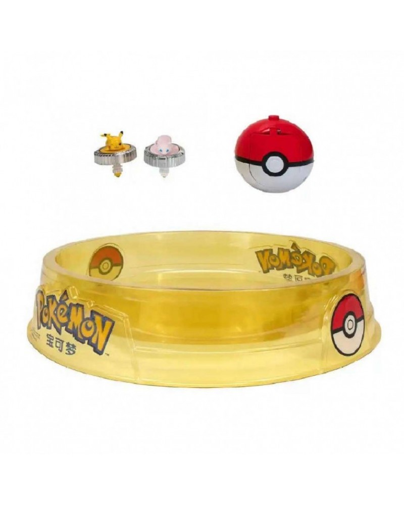 POKEMON ΣΕΤ ΜΑΧΗΣ ΜΕ ΑΡΕΝΑ ΚΑΙ 2 SPINNER PIKACHU & MEW (JW004402)