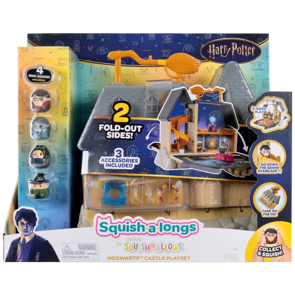 SQUISH-A-LONGS HARRY POTTER PLAYSET ΚΑΣΤΡΟ HOGWARTS (JWSLH112)