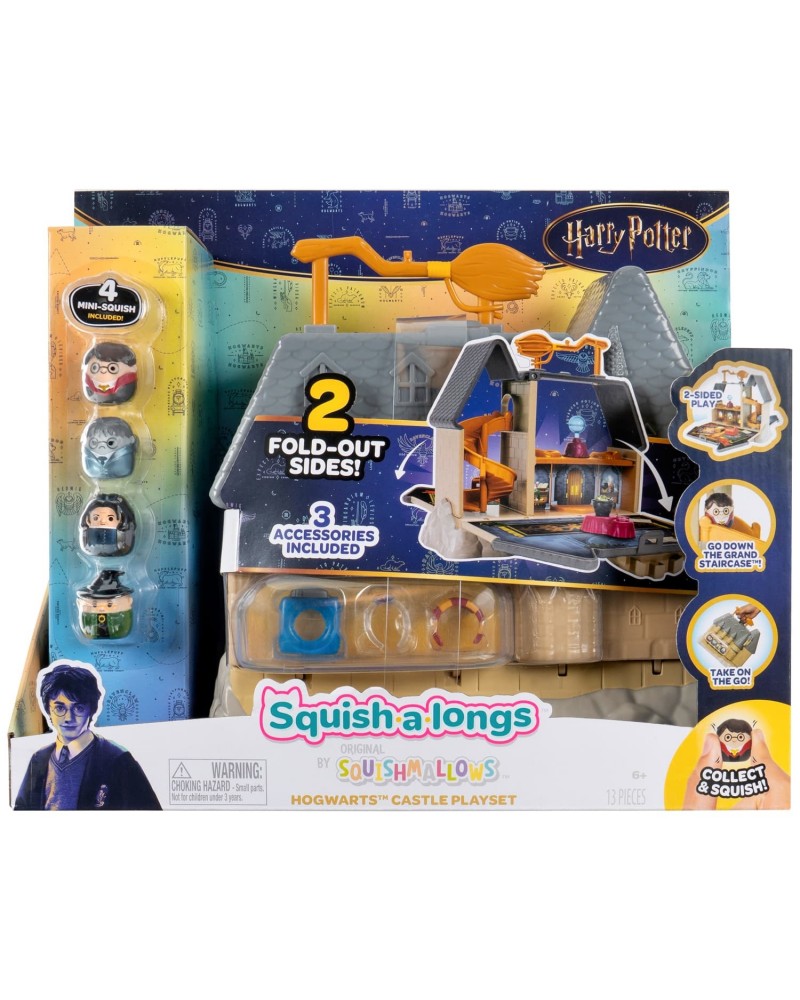 SQUISH-A-LONGS HARRY POTTER PLAYSET ΚΑΣΤΡΟ HOGWARTS (JWSLH112)