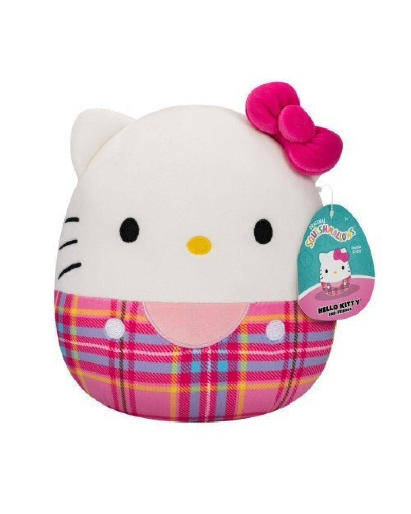 SQUISHMALLOWS-SANRIO - ΛΟΥΤΡΙΝΟ 20CM HELLO KITTY ΣΕ ΡΟΖ ΚΑΡΟ (JWSQ0087)