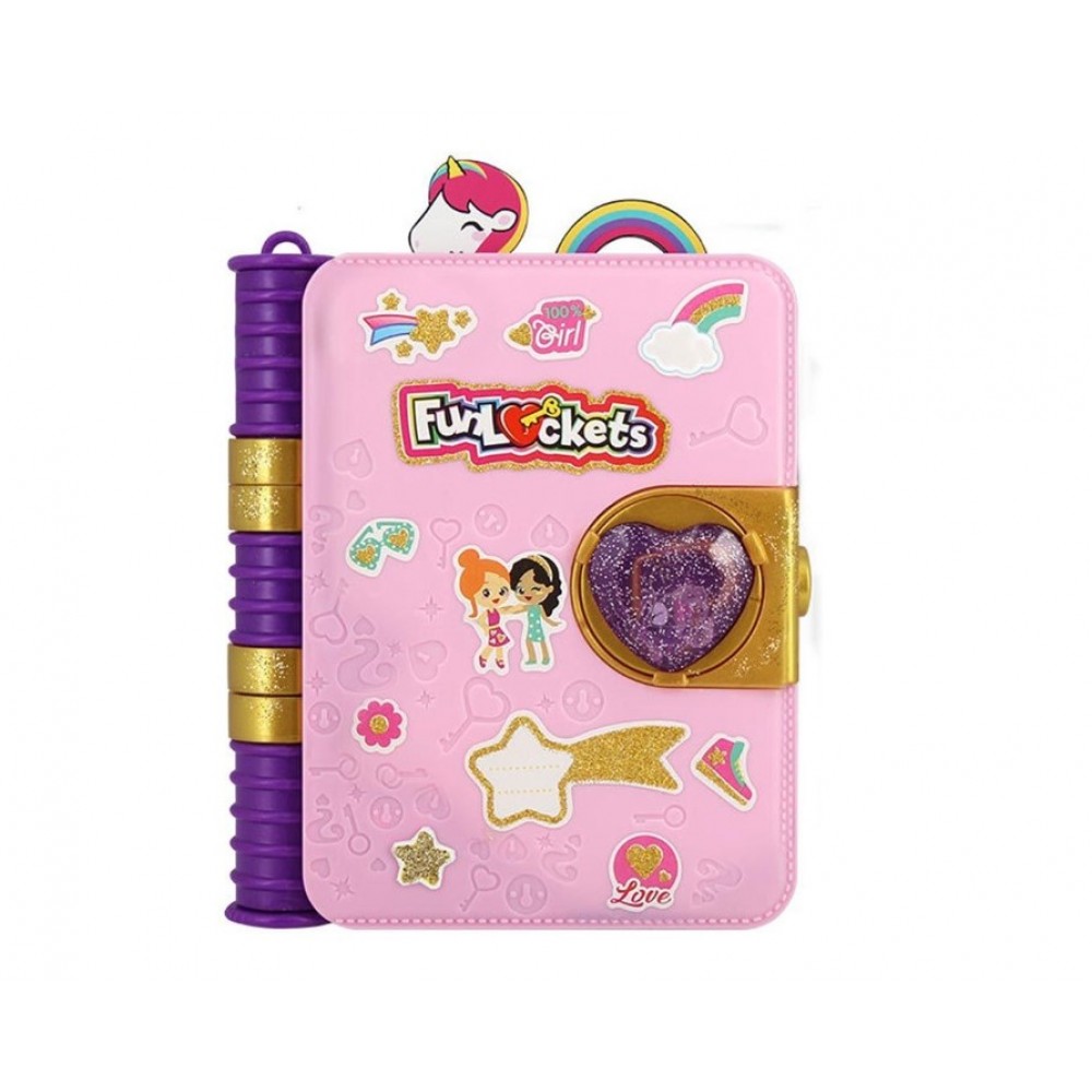 FUNLOCKETS ΜΥΣΤΙΚΟ ΗΜΕΡΟΛΟΓΙΟ ΜΕ ΕΚΠΛΗΞΕΙΣ GLITTER EDITION (KD020223)