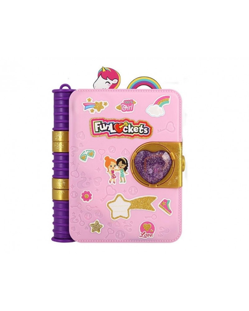 FUNLOCKETS ΜΥΣΤΙΚΟ ΗΜΕΡΟΛΟΓΙΟ ΜΕ ΕΚΠΛΗΞΕΙΣ GLITTER EDITION (KD020223)