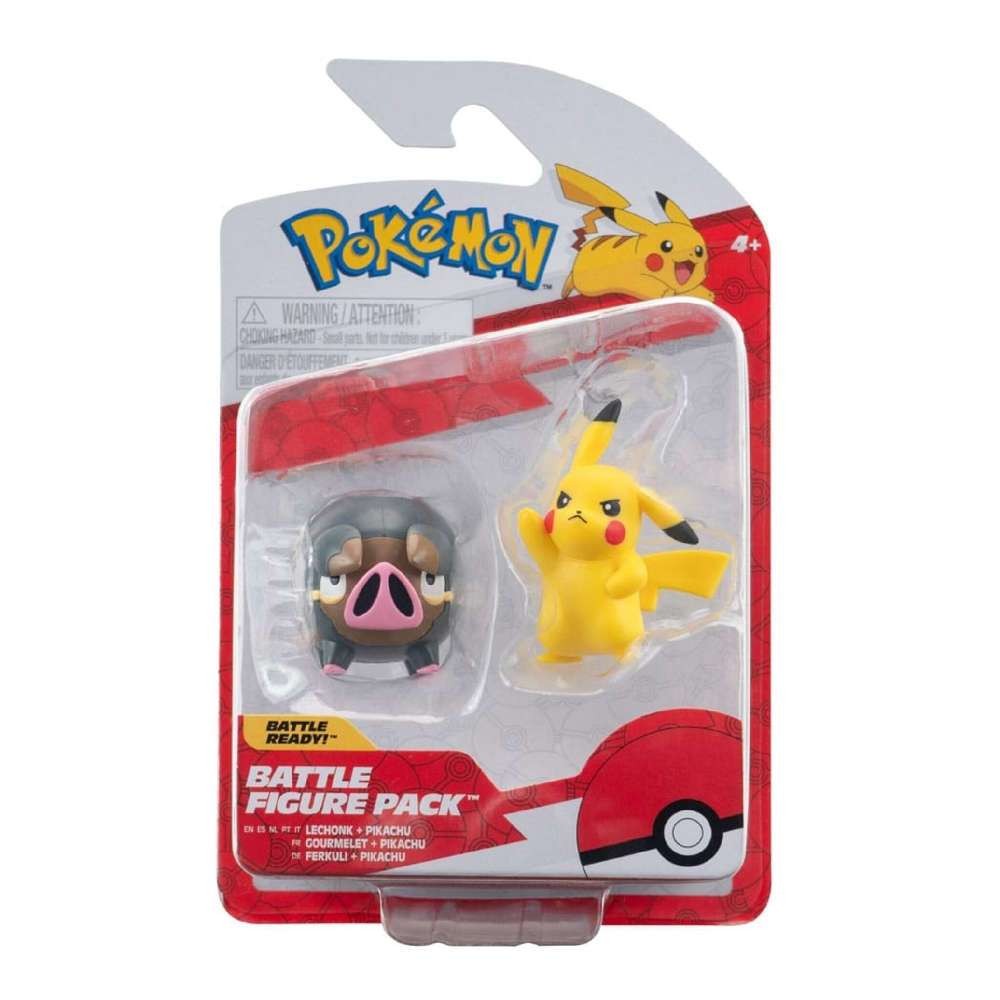 POKEMON ΦΙΓΟΥΡΕΣ ΜΑΧΗΣ 2-PACK PIKACHU & LECHONK 5ΕΚ. WAVE 17 (PKW3566)