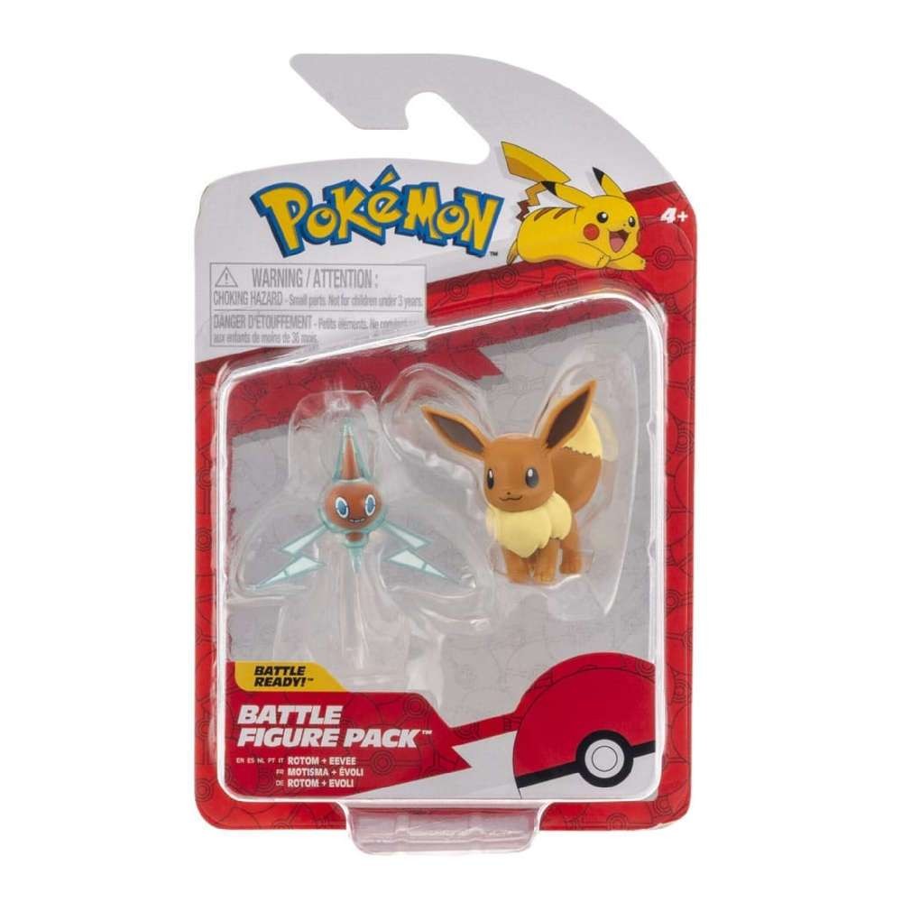 POKEMON ΦΙΓΟΥΡΕΣ ΜΑΧΗΣ 2-PACK EEVEE & ROTOM 5ΕΚ. WAVE 17 (PKW3567)