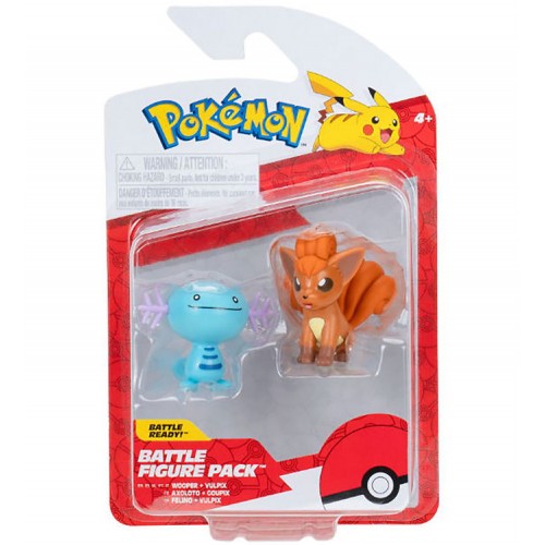 POKEMON ΦΙΓΟΥΡΕΣ ΜΑΧΗΣ 2-PACK WOOPER & VULPIX 4EK. WAVE 18 (PKW3575)