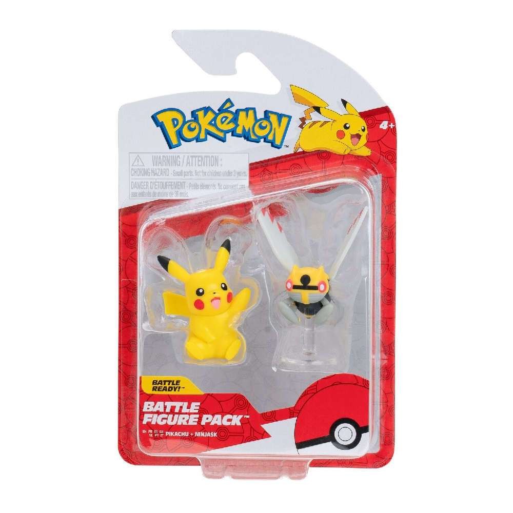 POKEMON ΦΙΓΟΥΡΕΣ ΜΑΧΗΣ 2-PACK PIKACHU & NINJASK 4EK. WAVE 18 (PKW3576)