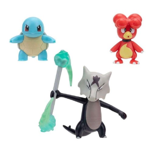 POKEMON ΦΙΓΟΥΡΕΣ ΜΑΧΗΣ 3-PACK MAGBY, SQUIRTLE, ALOLAN MAROWAK WAVE 19 (PKW3600)