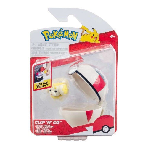 POKEMON ΦΙΓΟΥΡΑ CLIP 'N' GO FIDOUGH & TIMER BALL 5 ΕΚ. WAVE 17 (PKW3625)