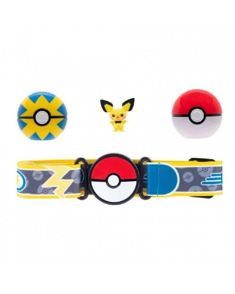 POKEMON CLIP 'N' GO ΖΩΝΗ POKE BALLS ΚΑΙ ΦΙΓΟΥΡΑ PICHU WAVE 15 (PKW3643)