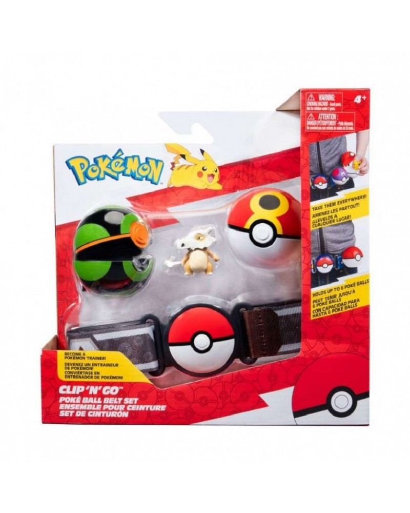 POKEMON CLIP 'N' GO ΖΩΝΗ POKE BALLS ΚΑΙ ΦΙΓΟΥΡΑ CUBONE WAVE 15 (PKW3644)