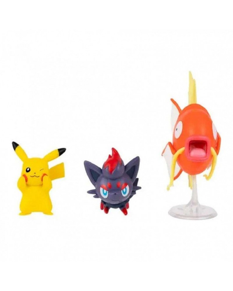 POKEMON ΣΕΤ ΜΕ 3 ΦΙΓΟΥΡΕΣ ΜΑΧΗΣ PIKACHU, ZORUA & MAGIKARP WAVE 26 (PKW4090)
