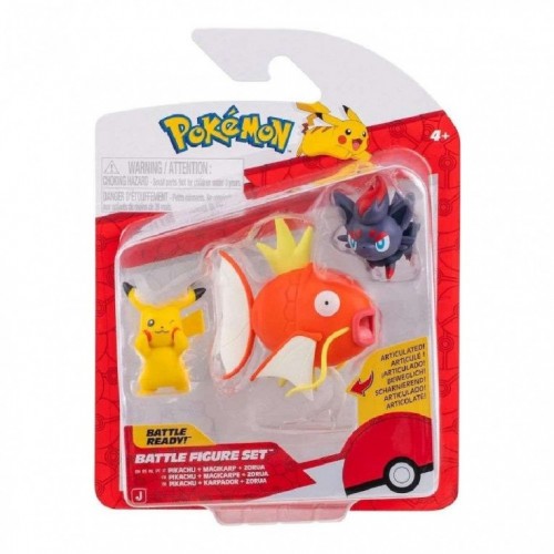 POKEMON ΣΕΤ ΜΕ 3 ΦΙΓΟΥΡΕΣ ΜΑΧΗΣ PIKACHU, ZORUA & MAGIKARP WAVE 26 (PKW4090)