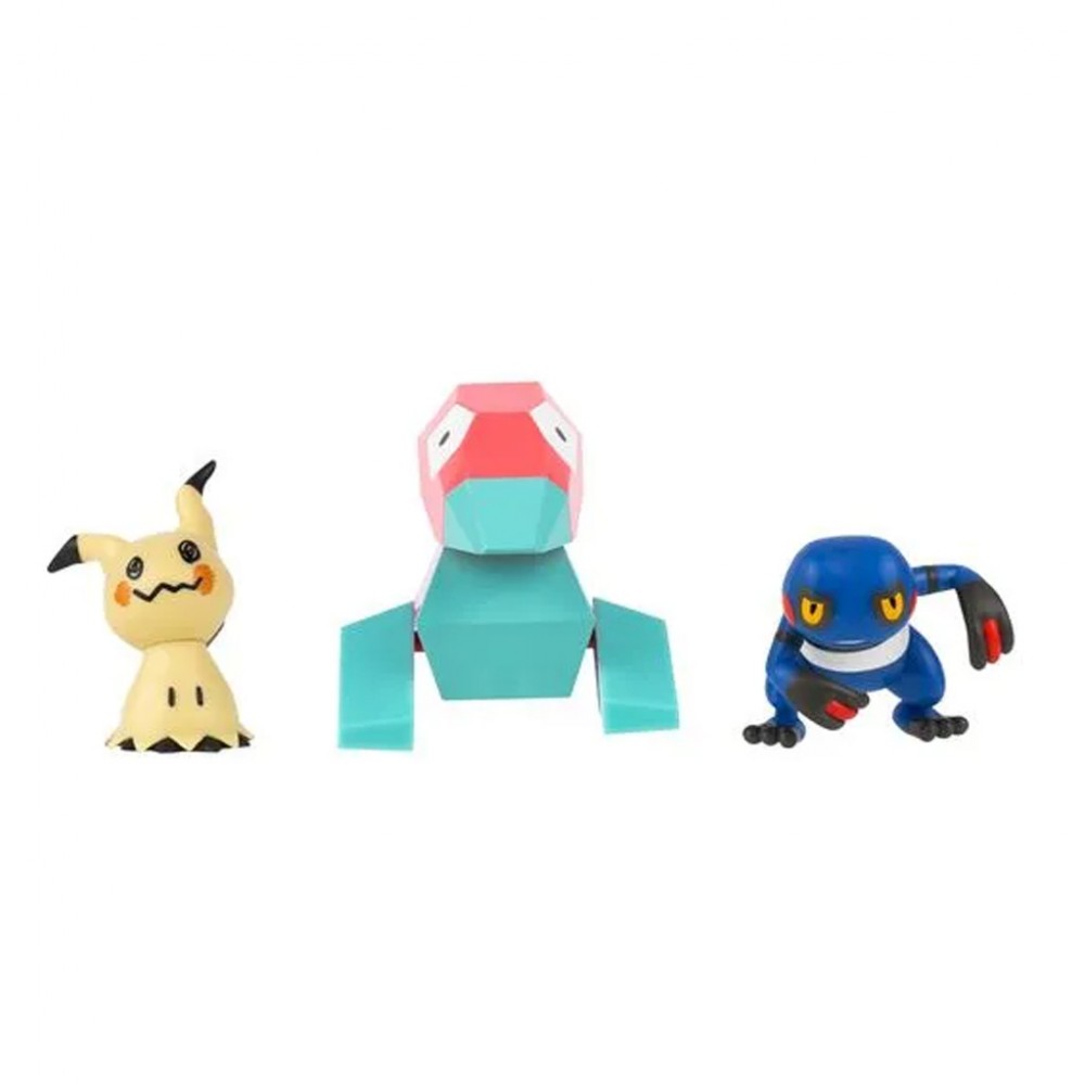POKEMON ΣΕΤ ΜΕ 3 ΦΙΓΟΥΡΕΣ ΜΑΧΗΣ CROAGUNK, MIMIKYU & PORYGON WAVE 26 (PKW4091)