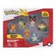 POKEMON ΦΙΓΟΥΡΕΣ 6 ΤΕΜ. W9 PAWMI, SQUIRTLE, TORCHIC, TURTWIG, HOOTHOOT, APPLETUN (PKW4098)