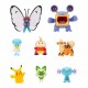 POKEMON ΦΙΓΟΥΡΕΣ 8 ΤΕΜ W14 PIKACHU, FUECOCO, QUAXLY, SPRIGATITO, WOOPER, GROWLITHE, BUTTERFREE & LOUDRED (PKW4100)
