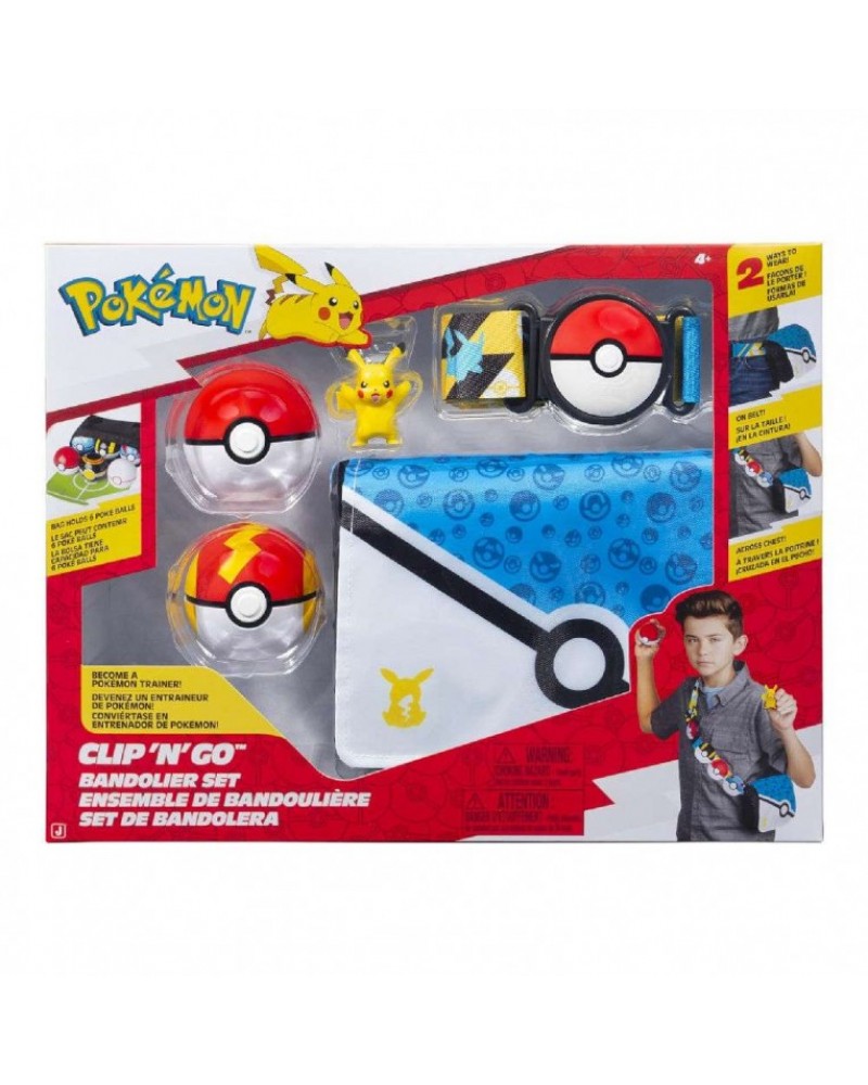 POKEMON CLIP N' GO BANDOLIER SET W6 PIKACHU (PKW4171)