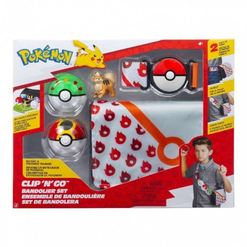 POKEMON CLIP N' GO BANDOLIER SET W6 GROWLITHE (PKW4172)