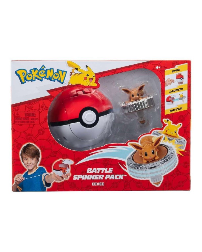 POKEMON ΣΕΤ ΜΑΧΗΣ SPINNER EEVEE & POKEBALL ΕΚΤΟΞΕΥΤΗΣ (PKW4399)