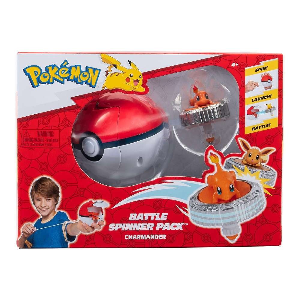 POKEMON ΣΕΤ ΜΑΧΗΣ SPINNER CHARMANDER & POKEBALL ΕΚΤΟΞΕΥΤΗΣ (PKW4401)