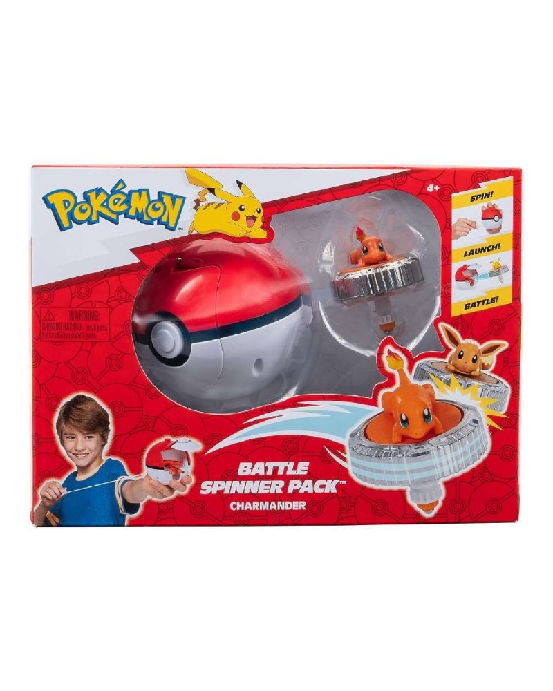 POKEMON ΣΕΤ ΜΑΧΗΣ SPINNER CHARMANDER & POKEBALL ΕΚΤΟΞΕΥΤΗΣ (PKW4401)