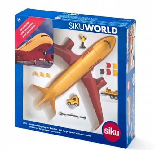 SIKU ΕΜΠΟΡΙΚΟ  ΑΕΡΟΠΛΑΝΟ DHL ΜΕ ΔΙΑΦΟΡΑ ΑΞΕΣΟΥΑΡ (SI001702)