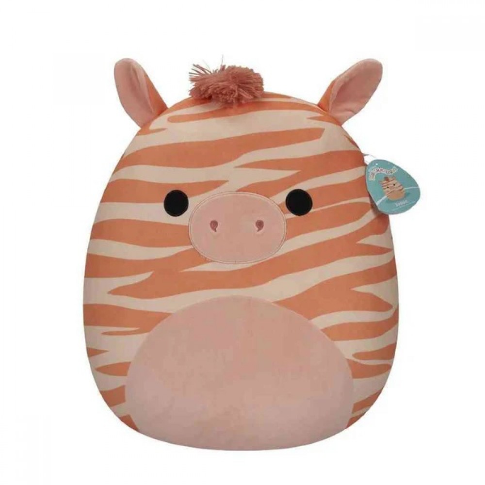 SQUISHMALLOW ΛΟΥΤΡΙΝΟ 35cm W4B JOSUE Η ΡΟΔΑΚΙΝΙ ΖΕΒΡΑ (SQCR05621)