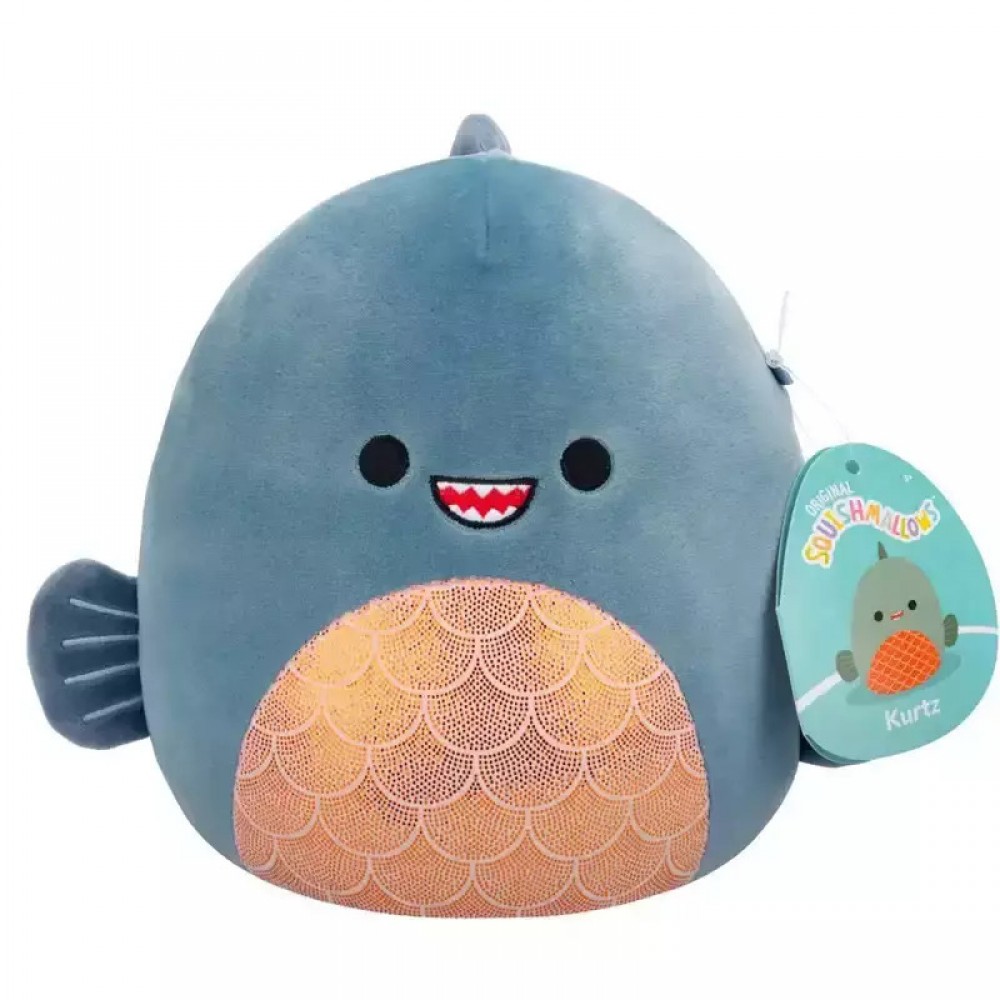 SQUISHMALLOWS ΛΟΥΤΡΙΝΑ 19CM W6B ΤΟ ΓΚΡΙ ΠΙΡΑΝΧΑΣ (SQCR06589)