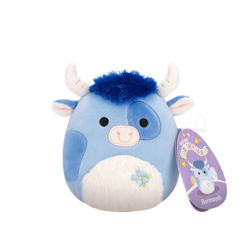 SQUISHMALLOWS-EASTER- ΛΟΥΤΡΙΝΑ 19CM W2B BERMAYEH Ο ΤΑΥΡΟΣ (SQER01213)