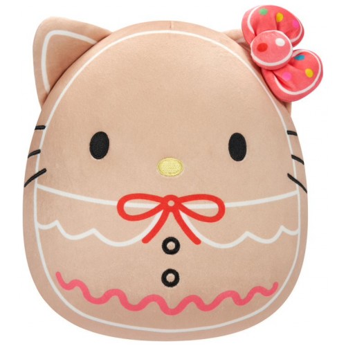 SQUISHMALLOWS-SANRIO XMAS - ΛΟΥΤΡΙΝΑ 25CM W1 HELLO KITTY GINGERBREAD (SQK2774)