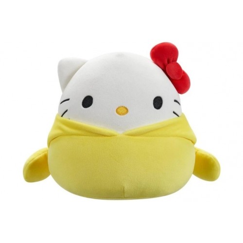 SQUISHMALLOWS-SANRIO - ΛΟΥΤΡΙΝΑ 20CM ΜΕ HOODIES HELLO KITTY IN POMPOMPURIN (SQSN00387)