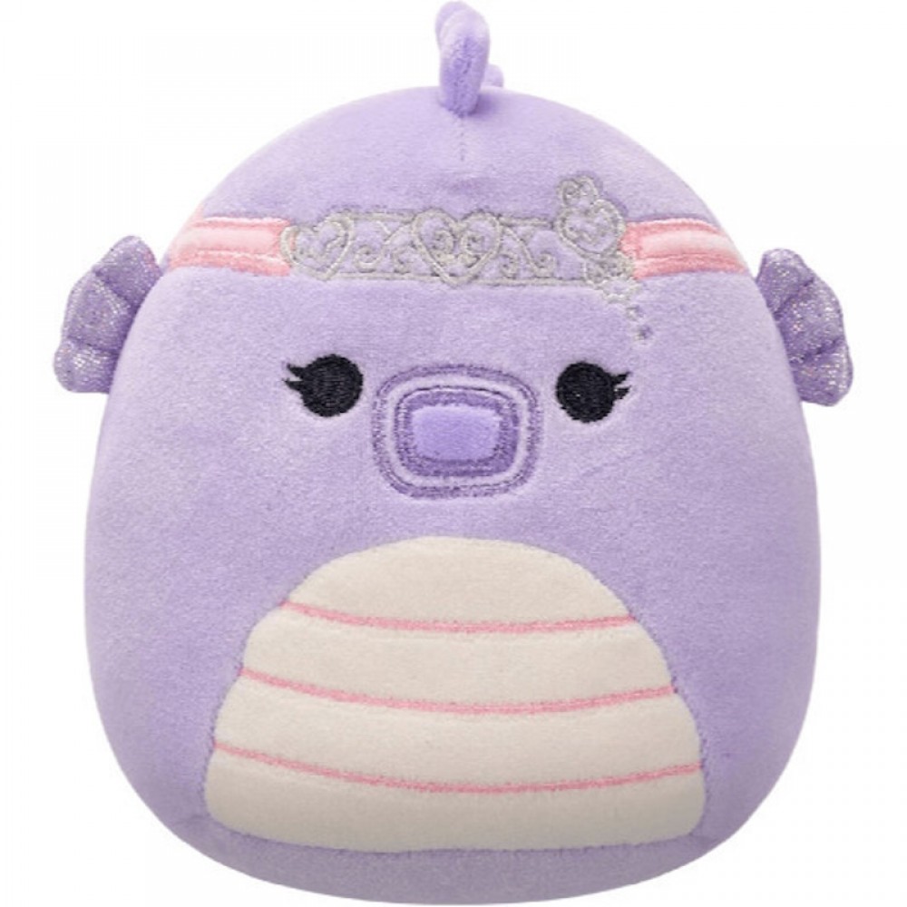 SQUISHMALLOWS-VALENTINE- ΛΟΥΤΡΙΝΑ 19CM W2Γ EARTHA ΤΟ ΑΛΟΓΑΚΙ ΤΗΣ ΘΑΛΑΣΣΑΣ (SQVA01324)