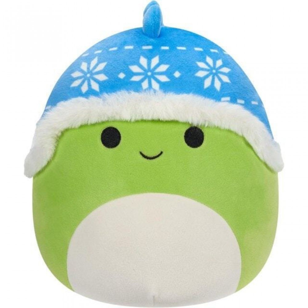 SQUISHMALLOWS-XMAS - ΛΟΥΤΡΙΝΑ 19CM W1A DANNY Ο ΔΕΙΝΟΣΑΥΡΟΣ (SQXM00601)