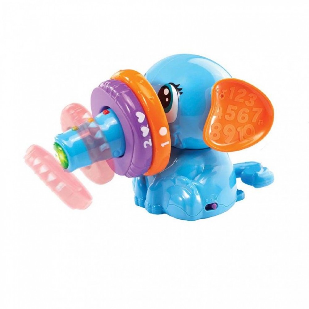 VTECH ΕΛΕΦΑΝΤΑΚΙ ΠΑΙΖΩ ΚΑΙ ΑΝΑΚΑΛΥΠΤΩ ΜΠΛΕ (VTE60031)